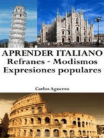 Aprender Italiano: Refranes ‒ Modismos ‒ Expresiones populares