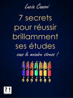 Sept secrets pour réussir brillamment ses études sans le moindre stress