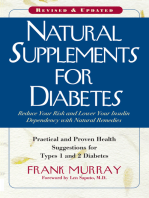 Natural Supplements for Diabetes: Practical and Proven Health Suggestions for Types 1 and 2 Diabetes