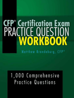 CFP Certification Exam Practice Question Workbook: 1,000 Comprehensive Practice Questions (2019 Edition)