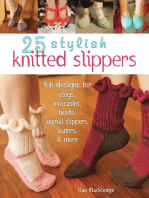 25 Stylish Knitted Slippers: Fun Designs for Clogs, Moccasins, Boots, Animal Slippers, Loafers, & More