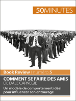 Comment se faire des amis de Dale Carnegie (analyse de livre): Un modèle de comportement idéal pour influencer son entourage