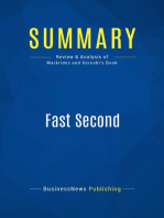 Fast Second (Review and Analysis of Markrides and Geroski's Book)