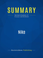 Nike (Review and Analysis of Strasser and Becklund)