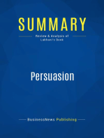 Persuasion (Review and Analysis of Lakhani's Book)