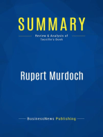 Rupert Murdoch (Review and Analysis of Tuccille's Book)