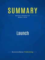 Launch (Review and Analysis of Walker's Book)