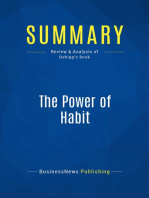 The Power of Habit (Review and Analysis of Duhigg's Book)