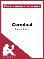 Germinal d'Émile Zola: Questionnaire de lecture