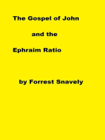 The Gospel of John and the Ephraim Ratio