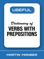 Useful Dictionary of Verbs With Prepositions