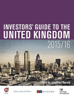 The Regulatory Environment: Part Two of The Investors' Guide to the United Kingdom 2015/16