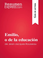 Emilio, o de la educación de Jean-Jacques Rousseau (Guía de lectura): Resumen y análisis completo