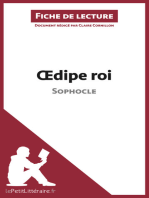 Oedipe roi de Sophocle (Fiche de lecture): Résumé complet et analyse détaillée de l'oeuvre