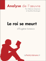 Le roi se meurt d'Eugène Ionesco (Analyse de l'oeuvre): Analyse complète et résumé détaillé de l'oeuvre