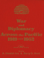 War and Diplomacy across the Pacific, 1919-1952