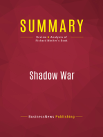 Summary: Shadow War: Review and Analysis of Richard Miniter's Book