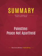 Summary: Palestine: Peace Not Apartheid: Review and Analysis of Jimmy Carter's Book