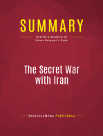 Summary: The Secret War with Iran: Review and Analysis of Ronen Bergman's Book