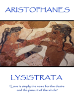 Lysistrata: "Love is simply the name for the desire and the pursuit of the whole"