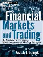 Financial Markets and Trading: An Introduction to Market Microstructure and Trading Strategies