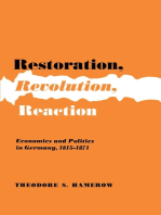 Restoration, Revolution, Reaction: Economics and Politics in Germany, 1815-1871