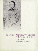 Politics, Poetics, and Gender in Late Qing China: Xue Shaohui and the Era of Reform