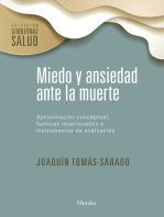 Miedo y ansiedad ante la muerte: Aproximación conceptual, factores relacionados e instrumentos de evaluación