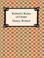 Robert's Rules of Order