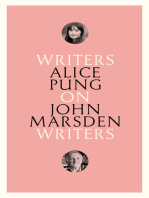 On John Marsden: Writers on Writers