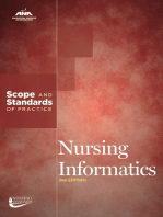 Nursing Informatics: Scope and Standards of Practice