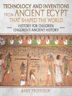 Technology and Inventions from Ancient Egypt That Shaped The World - History for Children | Children's Ancient History