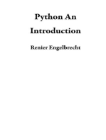 Python An Introduction