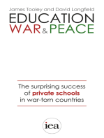 Education, War and Peace: The Surprising Success of Private Schools in War-Torn Countries