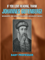 If You Love Reading, Thank Johannes Gutenberg! Biography 3rd Grade | Children's Biography Books