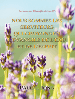 Sermons sur l’Évangile de Luc (V) - Nous Sommes Les Serviteurs Qui Croyons En L’evangile Ee L’eau Et De L’esprit