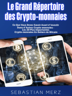 Le Grand Répertoire des Crypto-monnaies: Ce Que Vous Devez Savoir Avant d'investir Dans d'Autres Crypto-monnaies   - Les 30 Plus Importantes Crypto-monnaies En Dehors de Bitcoin