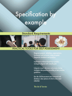 Specification by example Standard Requirements