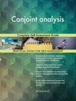 Conjoint analysis Complete Self-Assessment Guide