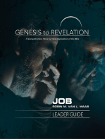 Genesis to Revelation: Job Leader Guide: A Comprehensive Verse-by-Verse Exploration of the Bible