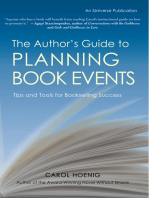 The Author's Guide to Planning Book Events: Tips and Tools for Bookselling Success