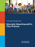 A Study Guide for Niccolò Machiavelli's The Prince