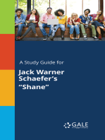 A Study Guide for Jack Warner Schaefer's "Shane"