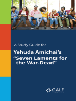 A Study Guide for Yehuda Amichai's "Seven Laments for the War-Dead"