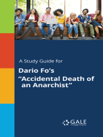 A Study Guide for Dario Fo's "Accidental Death of an Anarchist"