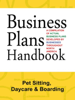 Business Plans Handbook: Pet Sitting, Daycare & Boarding