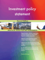 Investment policy statement Second Edition