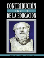 Contribución a La Crítica De La Educación