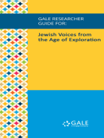 Gale Researcher Guide for: Jewish Voices from the Age of Exploration