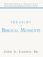 Treasury of Biblical Moments: Devotional Thoughts Based on Selected Scripture Passages from Each Book in the Bible